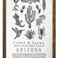 Arizona Field Guide Letterpress Print