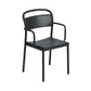Linear Steel Outdoor Armchair