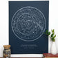 Sagan Star Chart - Navy
